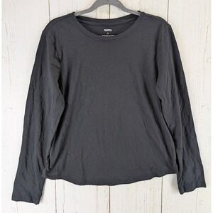 Sonoma‎ Size Large Womens Black Crew Neck Long Sleeve Top